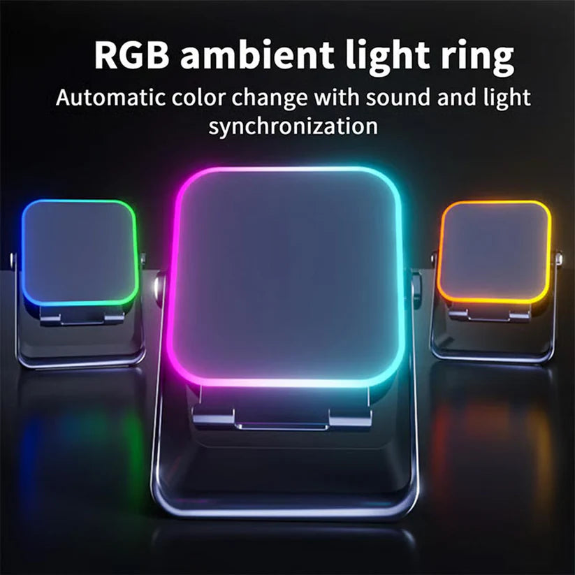 5-in-1 Wireless Speaker Phone Stand with Power Bank