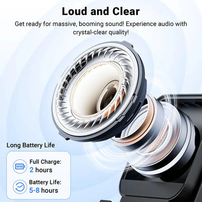 5-in-1 Wireless Speaker Phone Stand with Power Bank