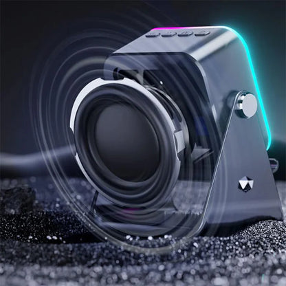 5-in-1 Wireless Speaker Phone Stand with Power Bank
